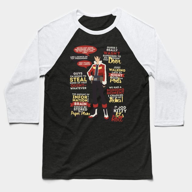 Keith Quotes Baseball T-Shirt by ZeroKara